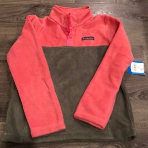 NWT Columbia fleece girls size M
